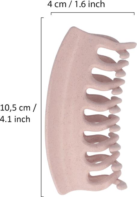Immagine prodotto Parsa Beauty PARSA Nature Love Fermaglio per capelli, rosa grande, 6 pezzi, in paglia di grano (6 pz.)
