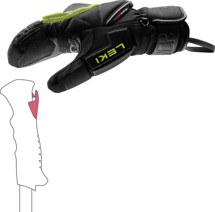 Produktbild Leki RĘKAWICE WCR Coach 3D MITT lemon 8.5 (8.5)