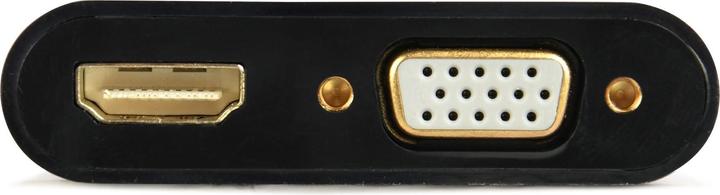 Image du produit Gembird HDMI mâle vers HDMI femelle + VGA f (HDMI, VGA, 210 cm)