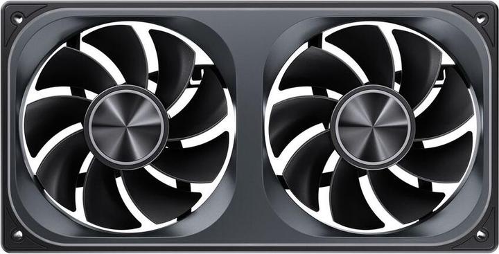 Actual product image Jonsbo ZA-240 Infinity Mirror ARGB Reverse Blade PWM Lüfter - 240mm, schwarz (240 mm)