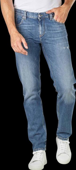 Alberto Organic Premium Pipe Jeans Regular Slim Fit Blue