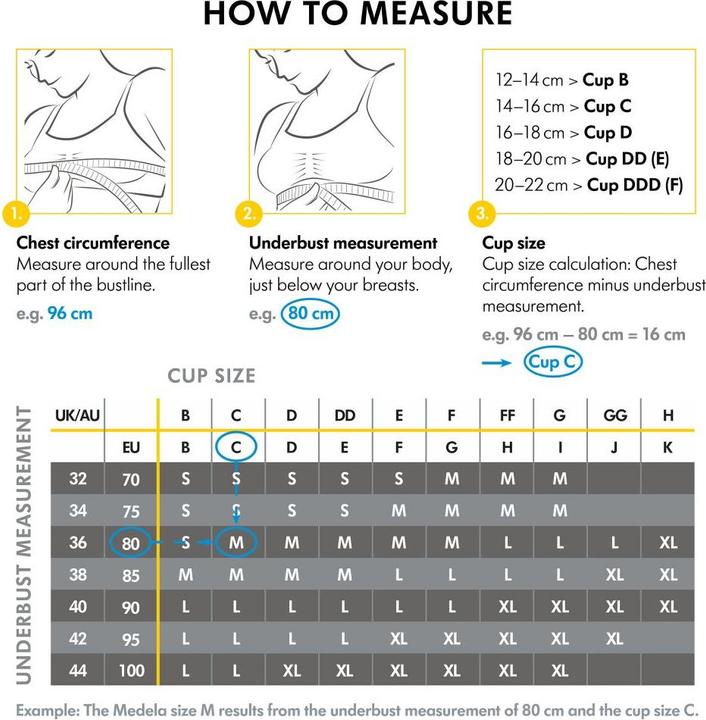 Produktbild Medela Keep Cool Schwangerschafts- und Still-BH (S)