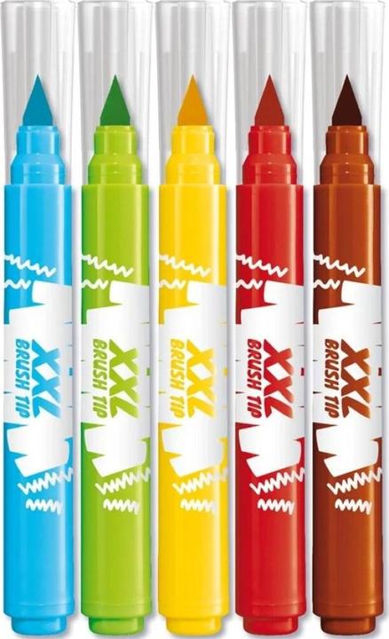 Produktbild Maped Fasermaler XXL COLOR'PEPS BRUSH TIP, 5er Kartonetui (Farbig sortiert, 5 x)