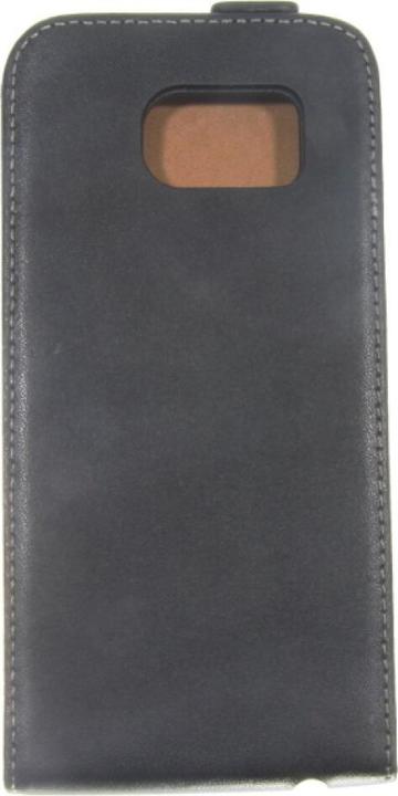 Actual product image OEM Slim Leather Flip Case for Galaxy S6 - black (Samsung Galaxy S6)