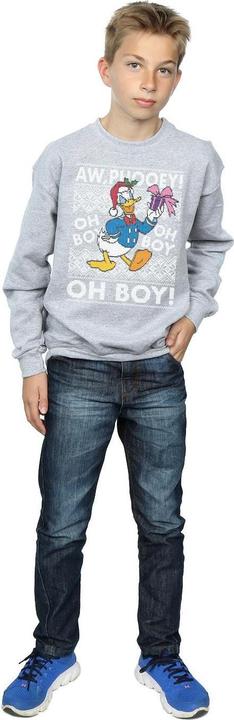 Produktbild Disney Donald Duck Christmas Fair Isle Sweatshirt Jungen (140, 146)