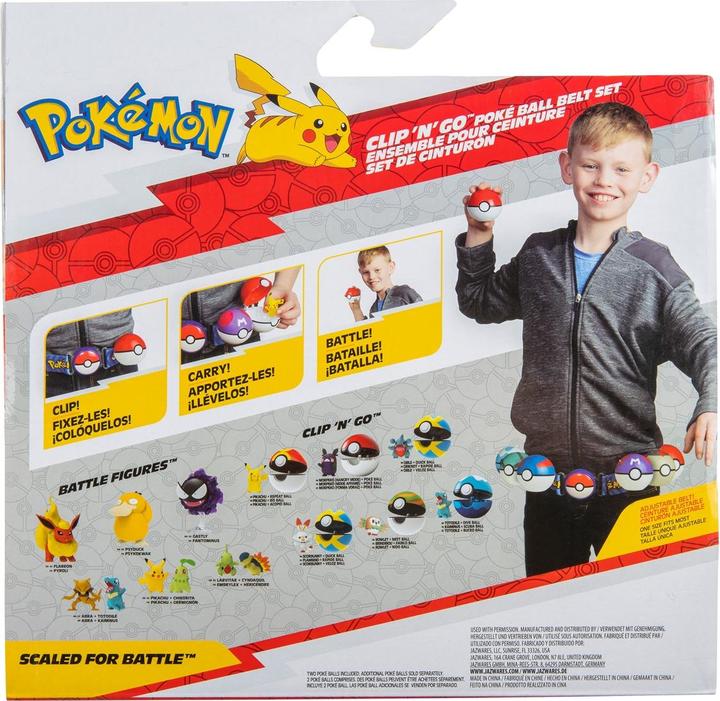 Produktbild Jazwares Clip'n'Go Poké Gürtel Set