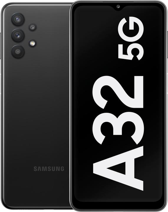 Actual product image Samsung Galaxy A32 5G EU (64 GB, Awesome Black, 6.70", Dual SIM, 64 Mpx, 5G)