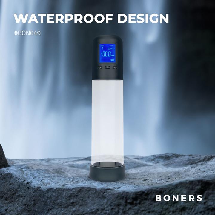 Actual product image Boners Penis Pump with LCD Screen