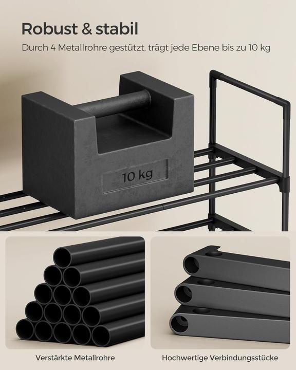 Actual product image Songmics Shoe rack (116 x 30 x 55 cm)