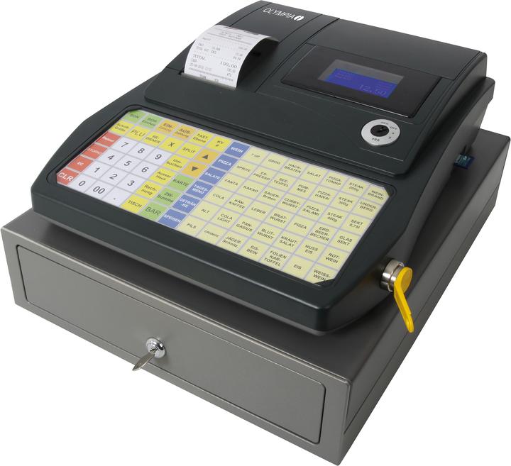 Produktbild Olympia Kasse CM 941F TSE-Flach, dunkelgrau
