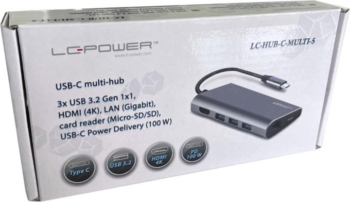 Image du produit LC-Power Hub USB (USB-C, 5 Ports)