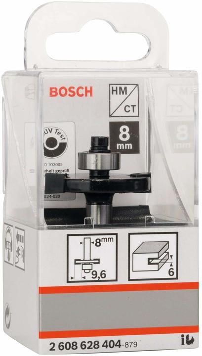 Produktbild Bosch Professional Zubehör Scheibennutfräser, 8 mm, D1 32 mm, L 6 mm, G 51 mm