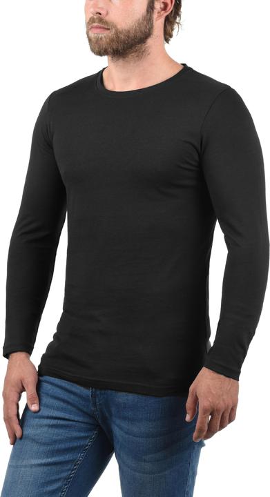 Image du produit Solid Basal T-Shirt Basique À Manches Longues Multipack Pour Homme Avec Encolure Rond 100% Coton (XL)