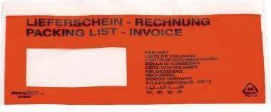 Actual product image Neutralware Document pocket Text of imprint: Delivery note invoice Format of envelope: DIN C5 (240 x 165 mm)