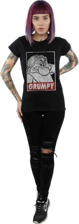 Image du produit Snow White T-shirt en coton Womens/Ladies Grumpy Poster (L)