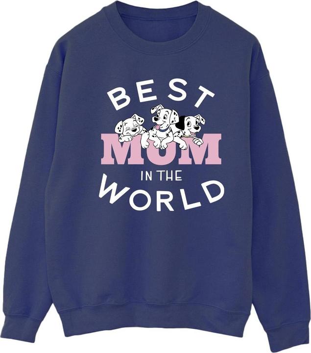 Immagine prodotto Disney 101 Dalmatians Best Mum In The World Felpa Donna (L)