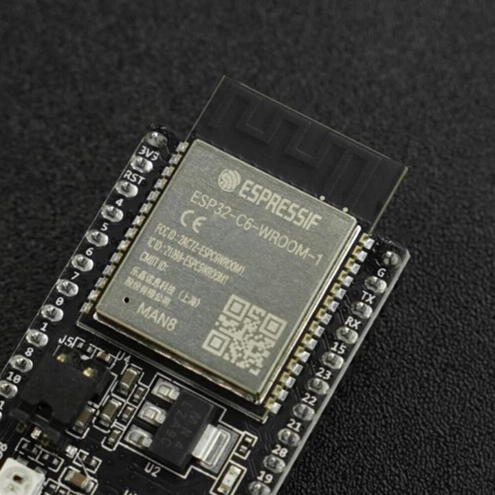 Actual product image DFRobot ESP32 C6 DevKitC-1-N8 Development Board 8 MB SPI Flash
