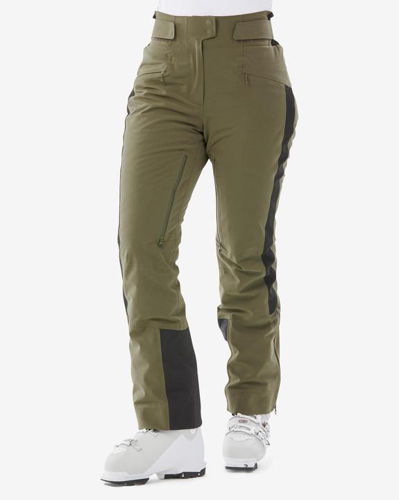 Wedze Skihose Damen atmungsaktiv mit Bewegungsfreiheit - 980 khaki (36)