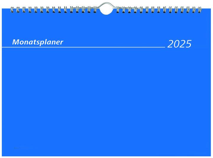 Image du produit Agenda mensuel 2025 blanc,29,7x21cm, calendrier de bureau avec 1 mois sur 1 page (Non contraignant, Allemand)