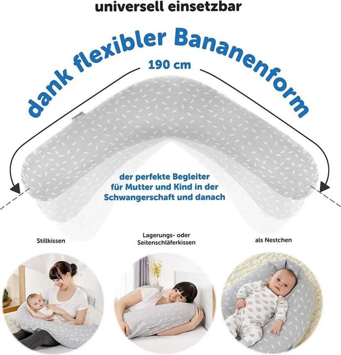 Produktbild Theraline Stillkissen 4-tlg. Stillkissen Sparset Das Original 190 cm inkl. (190 cm)