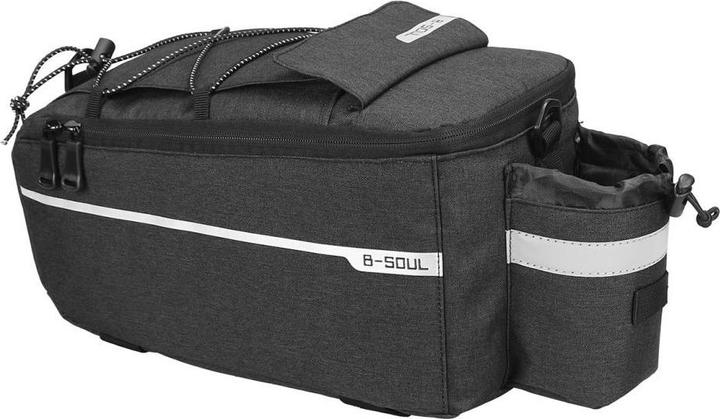 Actual product image Hurtel WYA26Y0S Thermal Bike Pannier Bag with Shoulder Strap - Black
