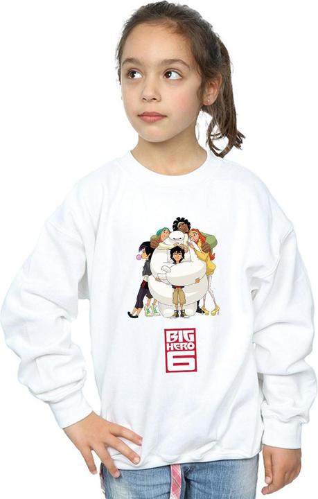 Actual product image Absolute Cult Girls Baymax Hug Sweatshirt (152, 158)