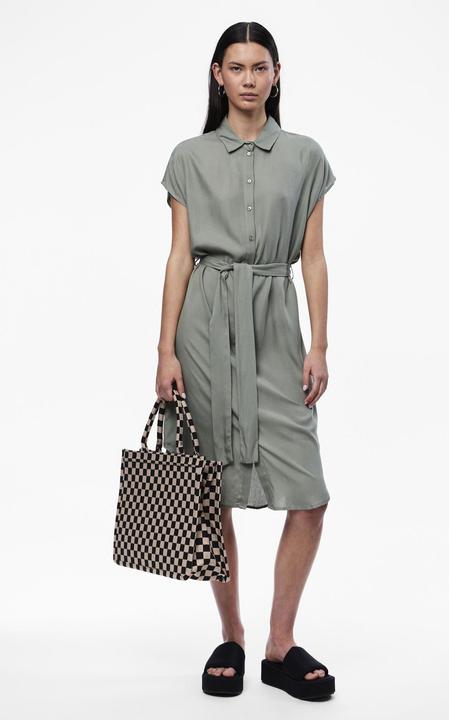 Actual product image Pieces Print blouse dress (S)