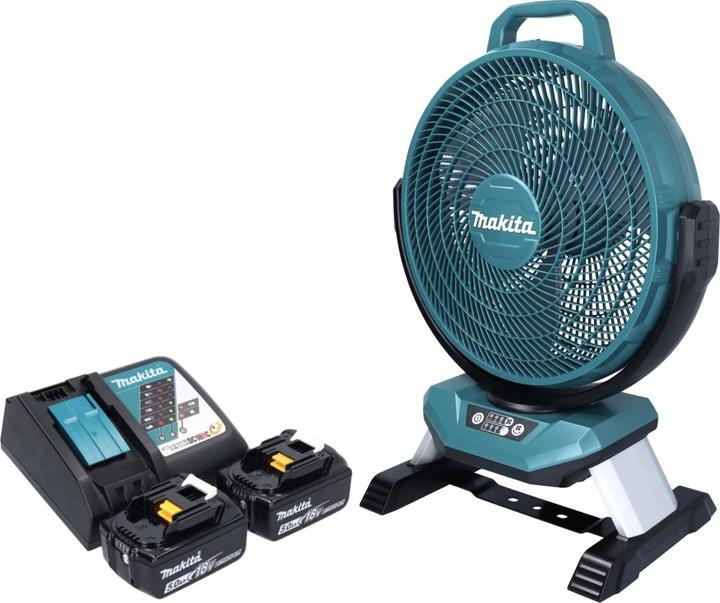 Produktbild Makita DCF 301 RT Akku Ventilator Lüfter 18 V 33 cm + 2x Akku 5,0 Ah + Ladegerät