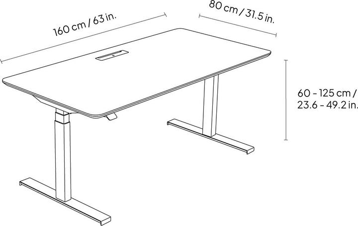 Produktbild Balolo Desk Cockpit Nussbaum (Massiv) Schreibtisch