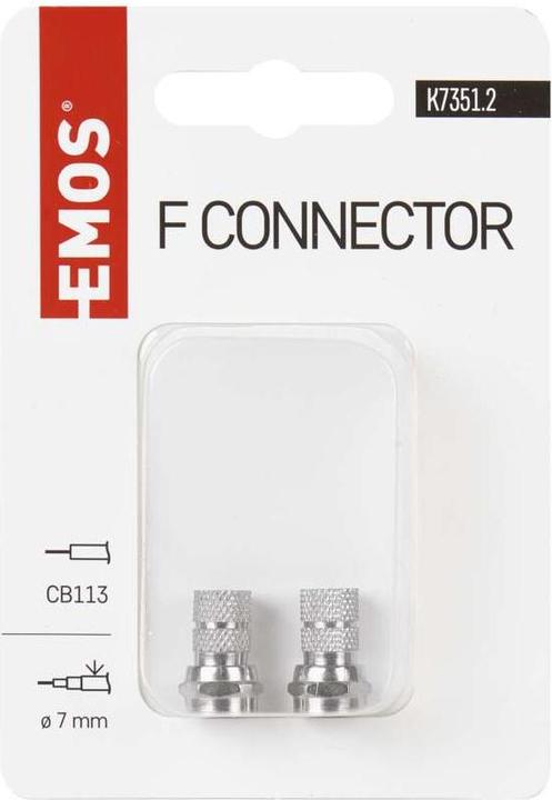 Immagine prodotto Emos Connettore F-plug per cavo coassiale CB113