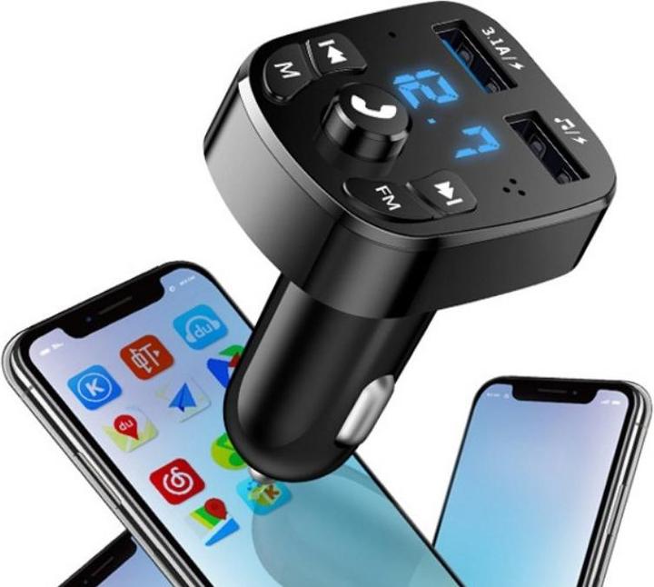 Image du produit Ueli Express Transmetteur FM Bluetooth 5.0 pour voiture avec fonction mains libres