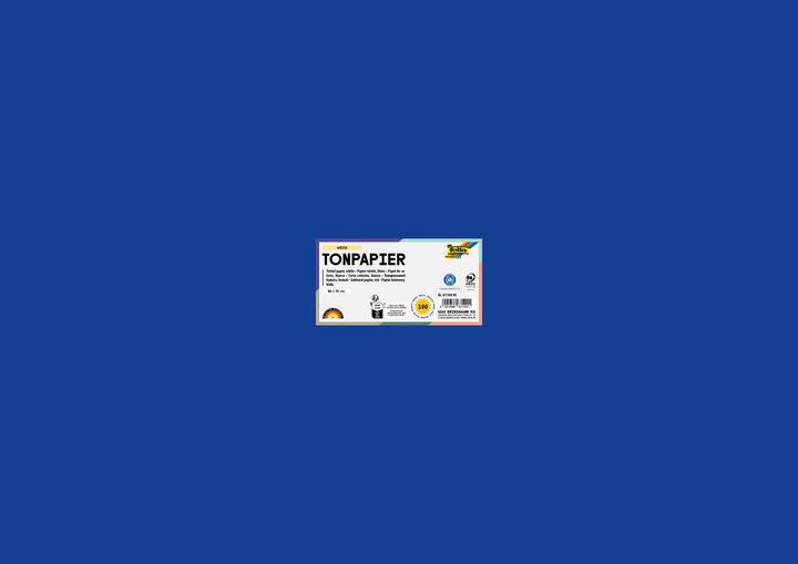 Produktbild Folia Tonpapier, (B)500 x (H)700 mm, 130 g/qm, ultramarin (130 g/m²)