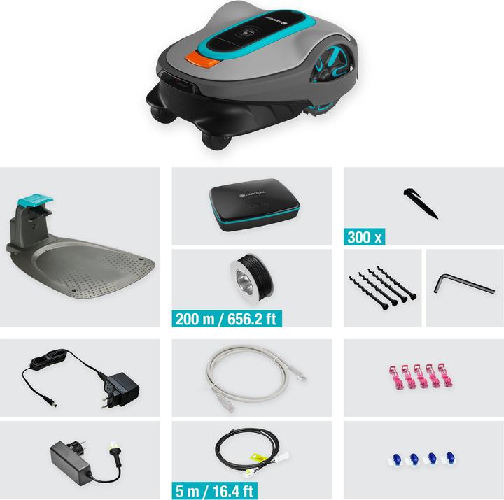 Actual product image Gardena Smart Sileno Life Set (750 m², Boundary wire)