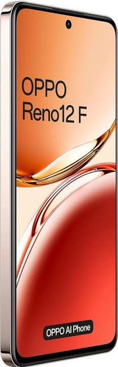 Actual product image OPPO Reno12 F 5G (256 GB, Amber Orange, 6.67", Dual SIM, 50 Mpx, 5G)