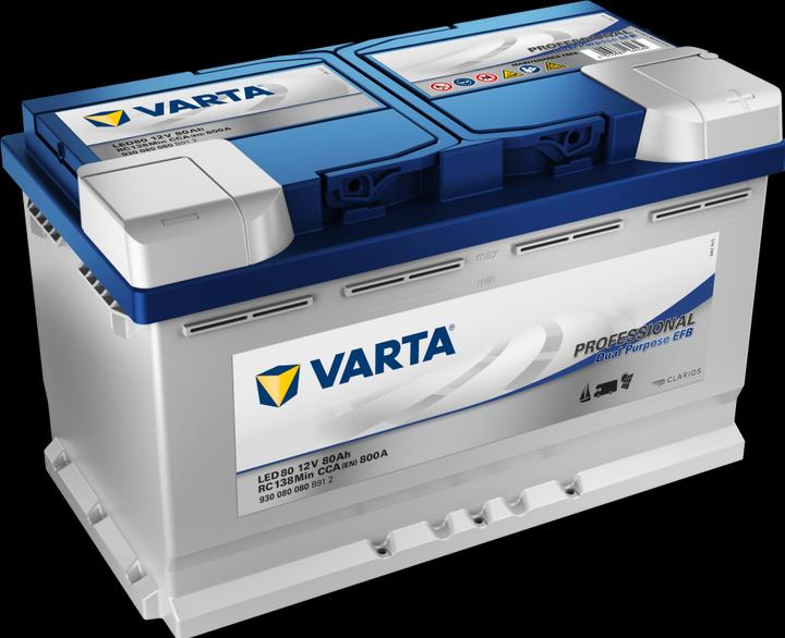 Immagine prodotto Varta Batteria LED80 Professional DP EFB 80AH (12 V, 80 Ah)