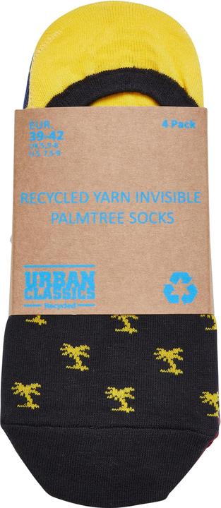 Actual product image Urban Classics Reccyled Yarn Invisbile Palmtree Socks 4-Pack - 17234 (pack of 4, 43 - 46)