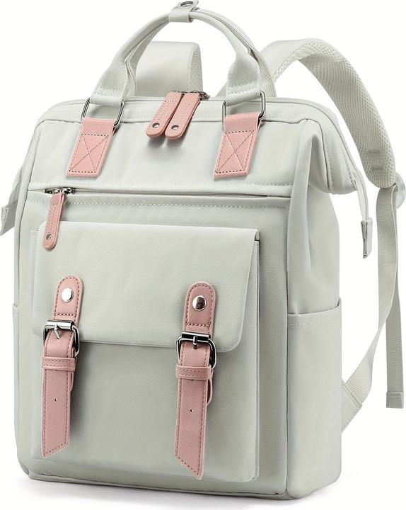 Only-Bags.Store Stilvoller kleiner Laptop-Rucksack - Modischer College Daypack mit verstellbaren Trägern, robustem