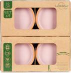 Produktbild La Dehesa Satz 4 Steingut Töpfe 16 cm rosa Farbe (16 cm)