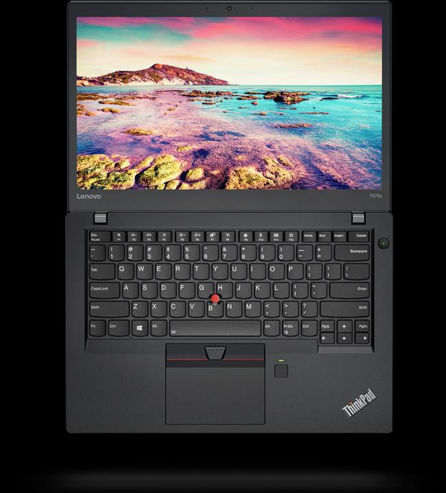 Produktbild Lenovo ThinkPad T470s (14", Intel Core i7-7500U, 16 GB, 512 GB, CH)