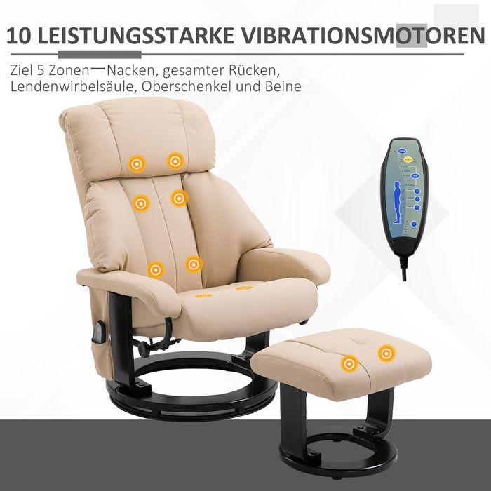 Actual product image Swisshandel24 Recliner with reclining function Massage armchair TV armchair Recliner chair Ergonomic chair