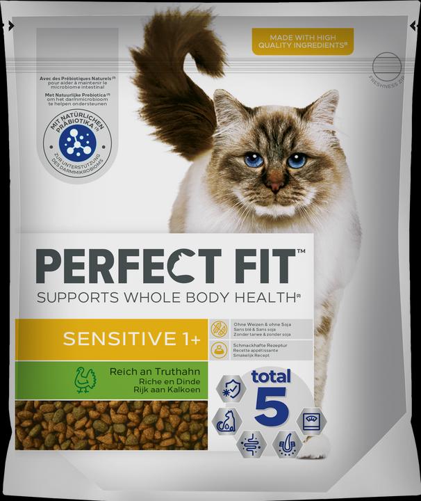 Immagine prodotto Perfect Fit Gatto secco Sensitive 1+ Tacchino 1,4kg (Adulto, 1 pz., 1400 g)