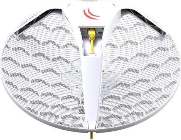 Immagine prodotto MikroTik LHG 5, LHG 5 Dual Chain 5Ghz 802.11an 24.5dBi Integrated antenna, 600MHz COU, 64MB RAM,...