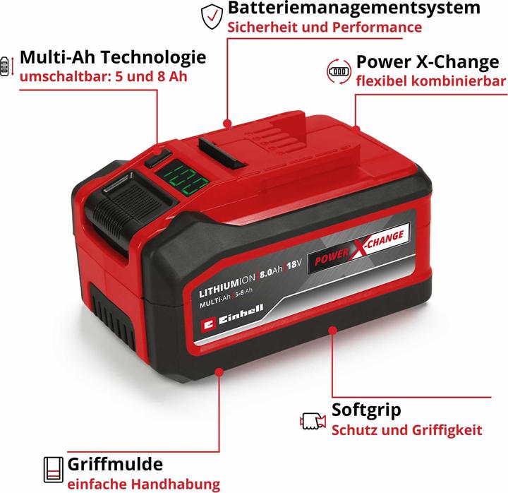 Produktbild Einhell Multi-Ah PXC Plus Akku (18 V)