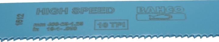 Actual product image Bahco HSS machine saw blades (10 tooth) 450 mm x 32 mm x 1.6 mm