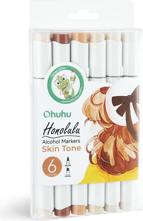Actual product image Ohuhu Honolulu art marker (Multicoloured, 6 x)