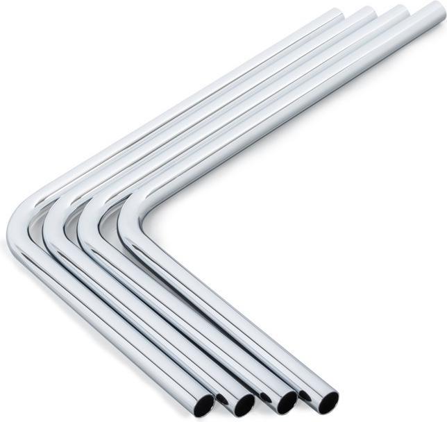 Image du produit Bitspower Tube dur en laiton 16mm AD, 220x300mm, 90 degrés - pack de 4 (0.31 m, Métal)