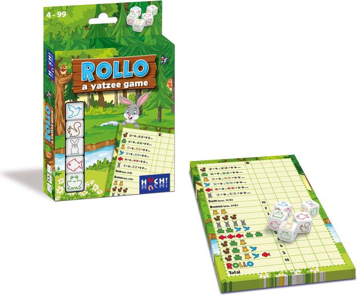 Actual product image Asmodée Rollo - Yatzee animals (Multilingual)