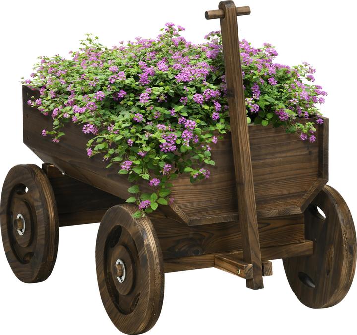 Produktbild Outsunny Blumenwagen mit Rollen