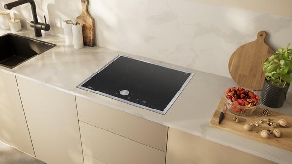 Immagine prodotto Neff N 90, Induktionskochfeld, 60 cm, Schwarz, Mit Rahmen aufliegend, T56STF1L0