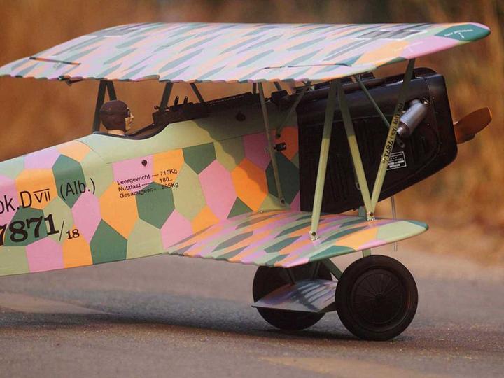 Produktbild Vq Models Fokker D7m / 1730mm ARF Doppeldecker (Kunstflug)